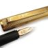=庫存新品=  已絕版 Dunhill 登喜路 金桿 14K 金筆尖鋼筆/原子筆套組(麥穗紋)