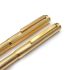 =庫存新品=  已絕版 Dunhill 登喜路 金桿 14K 金筆尖鋼筆/原子筆套組(麥穗紋)