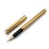 =庫存新品=  已絕版 Dunhill 登喜路 金桿 14K 金筆尖鋼筆/原子筆套組(麥穗紋)