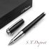 法國 S.T. Dupont 都彭 Line D 系列 鋼珠筆 (黑桿銀夾)