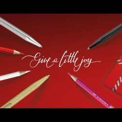 Give a little Joy - Caran d'Ache Christmas collection