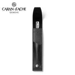 瑞士卡達CARAN D'ACHE 亮面 小牛皮 一支裝 筆套(黑) 瑞士卡達CARAN D'ACHE 亮面 小牛皮 一支裝 筆套(黑)