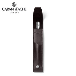 瑞士卡達CARAN D'ACHE 亮面 小牛皮 一支裝 筆套(咖啡) 瑞士卡達CARAN D'ACHE 亮面 小牛皮 一支裝 筆套(咖啡)