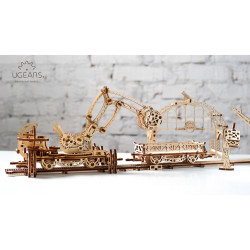 烏克蘭UGEARS 木製自我推進模型 - 機械小鎮:鐵道怪手 Rail Manipulator 烏克蘭UGEARS 木製自我推進模型 - 機械小鎮:鐵道怪手 Rail Manipulator