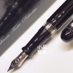 義大利 AURORA 88 BIG 14k鋼筆（黑桿銀夾）