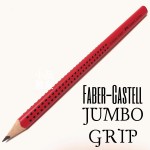 德國 Faber-Castell 輝柏 JUMBO 學齡孩童專用大三角粗芯鉛筆（紅色）