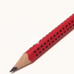 德國 Faber-Castell 輝柏 JUMBO 學齡孩童專用大三角粗芯鉛筆（紅色）