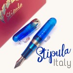 義大利 Stipula 口紅鋼筆 （透明藍）