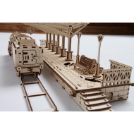 烏克蘭UGEARS 木製自我推進模型 - 車站月台 Railway Platform 烏克蘭UGEARS 木製自我推進模型 - 車站月台 Railway Platform