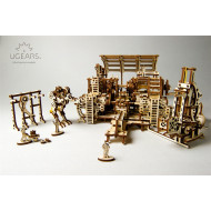 烏克蘭UGEARS 木製自我推進模型 -  機械小鎮:機器人工廠 Robot Factory model 烏克蘭UGEARS 木製自我推進模型 -  機械小鎮:機器人工廠 Robot Factory model