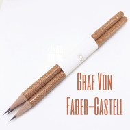 德國 Graf von Faber-Castell 繩紋飾 三入一組鉛筆(淺褐色) 德國 Graf von Faber-Castell 繩紋飾 三入一組鉛筆(淺褐色)