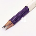 德國 Graf von Faber-Castell 繩紋飾 三入一組鉛筆（紫羅蘭）