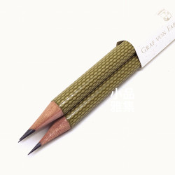 德國 Graf von Faber-Castell 繩紋飾 三入一組鉛筆(Oliver Green 橄欖綠) 德國 Graf von Faber-Castell 繩紋飾 三入一組鉛筆(Oliver Green 橄欖綠)