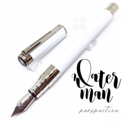 法國 Waterman 透視系列 鋼筆(白桿白夾款) 法國 Waterman 透視系列 鋼筆(白桿白夾款)