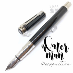 法國 Waterman 透視系列 鋼筆(黑桿白夾款) 法國 Waterman 透視系列 鋼筆(黑桿白夾款)