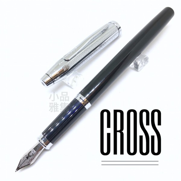 CROSS 高仕 Century II 花紋銀蓋黑桿 鋼筆
