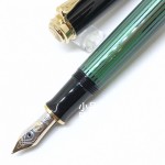 德國 Pelikan 百利金 M400 14k金 鋼筆（綠條金夾）