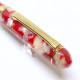 日本 Platinum 白金 #3776 賽璐珞 紅錦鯉 14K 鋼筆