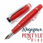 日本 NAGASAWA PenStyle Memo14K 風見雞 迷你鋼筆（紅色）