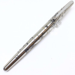 日本 Platinum 白金蝕刻 14K金 鋼筆(竹雞)  日本 Platinum 白金蝕刻 14K金 鋼筆(竹雞)