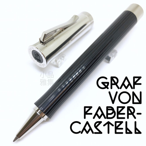 德國 Graf von Faber-Castell Intuition Platino 鋼珠筆(亮黑條紋款)