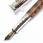 德國 Graf von Faber-Castell 新加坡獨立50週年紀念版 限量 18K金 蛇木鋼筆
