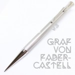 德國 Graf von Faber-Castell 繩紋飾 鍍銠金屬 0.7mm自動鉛筆