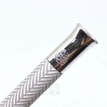 德國 Graf von Faber-Castell 繩紋飾綢緞紋 Light Grey灰色自動鉛筆