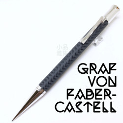 德國 Graf von Faber-Castell 繩紋飾綢緞紋 Anthracite 黑色自動鉛筆 德國 Graf von Faber-Castell 繩紋飾綢緞紋 Anthracite 黑色自動鉛筆