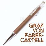 德國 Graf von Faber-Castell 繩紋飾 0.7mm自動鉛筆（干邑棕）