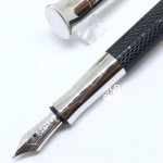 德國 Graf von Faber-Castell 繩紋飾 18K 鋼筆（黑色）