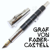 德國 Graf von Faber-Castell Classic 經典系列 Anello Ebony 18k金 鋼筆(黑檀木) 德國 Graf von Faber-Castell Classic 經典系列 Anello Ebony 18k金 鋼筆(黑檀木)