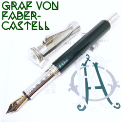 德國 Graf von Faber-Castell Alexander 純銀 限量筆 18K金 鋼筆 德國 Graf von Faber-Castell Alexander 純銀 限量筆 18K金 鋼筆