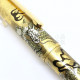 日本 Platinum 白金 金沢箔 昇龍 14K金 鋼筆