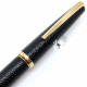 日本 Platinum 白金 14k金 羊皮筆桿 鋼筆(黑色款)