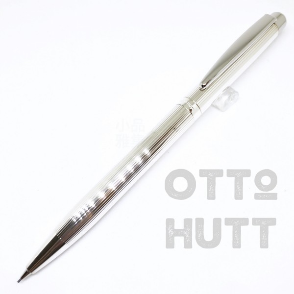 德國 OTTO HUTT 奧托赫特 經典款 | Design02 細條紋 925純銀 0.7mm 自動鉛筆