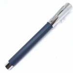 德國 Graf von Faber-Castell 經典原創條紋 TAMITIO 鋼珠筆（NIGHT BLUE 深藍色款）