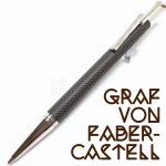 德國 Graf von Faber-Castell 繩紋飾綢緞紋 Brown 棕色原子筆