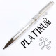 日本 Platinum 白金 純銀三用筆 (格紋款)