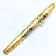日本 Platinum 白金 金沢箔 風神雷神 14k 鋼筆