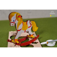 烏克蘭UGEARS 木製自我推進模型 - 4 Kids 益智著色系列 著色搖搖小馬 Horse Swing 烏克蘭UGEARS 木製自我推進模型 - 4 Kids 益智著色系列 著色搖搖小馬 Horse Swing
