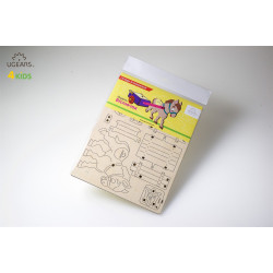 烏克蘭UGEARS 木製自我推進模型 - 4 Kids 益智著色系列 著色小毛驢 Donkey 烏克蘭UGEARS 木製自我推進模型 - 4 Kids 益智著色系列 著色小毛驢 Donkey