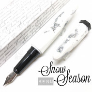 Benu 貝妞 Briolette系列 Snow Season 雪白冬季 鋼筆 Benu 貝妞 Briolette系列 Snow Season 雪白冬季 鋼筆