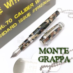 義大利Montegrappa萬特佳 FORTUNA CAMOUFLAGE 迷彩鋼筆 彈藥箱大包裝