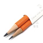德國 Graf von Faber-Castell 繩紋飾 三入一組 The perfect pencil 補充用完美鉛筆（Burned Orange 紅柿子）