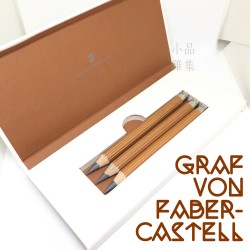 德國 Graf von Faber-Castell  三入一組 The perfect pencil 補充用完美鉛筆（棕色雪松木 Magnum粗芯款）