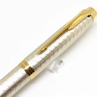派克 Parker 新IM經典系列 鋼珠筆(細格紋-香檳金) 派克 Parker 新IM經典系列 鋼珠筆(細格紋-香檳金)