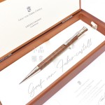 德國 Graf von Faber-Castell 新加坡獨立50週年紀念版 限量 蛇木 0.7mm自動鉛筆
