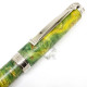 德國 CLEO Skribent 天然白蠟槭 18K金 鋼筆（黃綠）