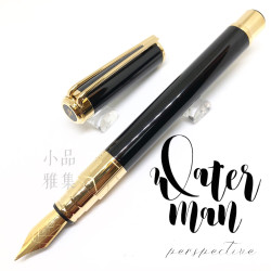 法國 Waterman 新款 透視系列 鋼筆(黑桿金夾款) 法國 Waterman 新款 透視系列 鋼筆(黑桿金夾款)